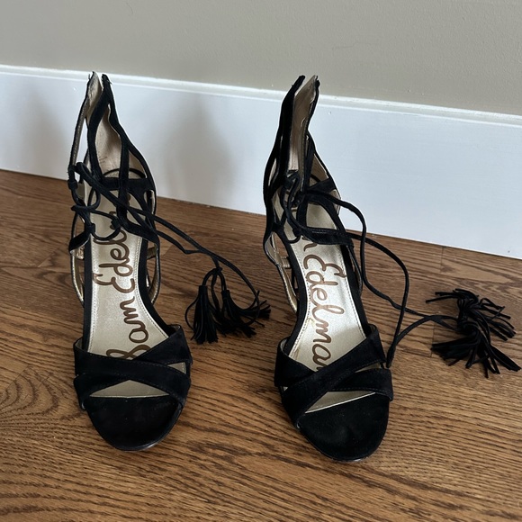 Soulier Sam Edelman en Suède noir gr. 8,5 - Picture 4 of 4